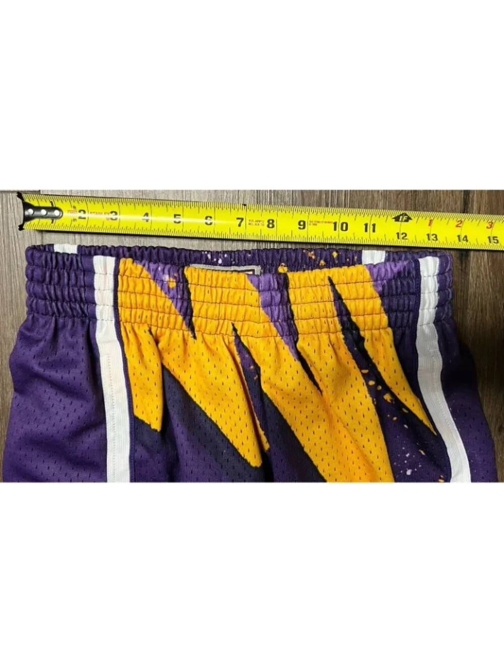 M&N LA Lakes Shaquille O'Neil Shaq Hyper Hoops Swingman Jersey And Shorts Set(S)